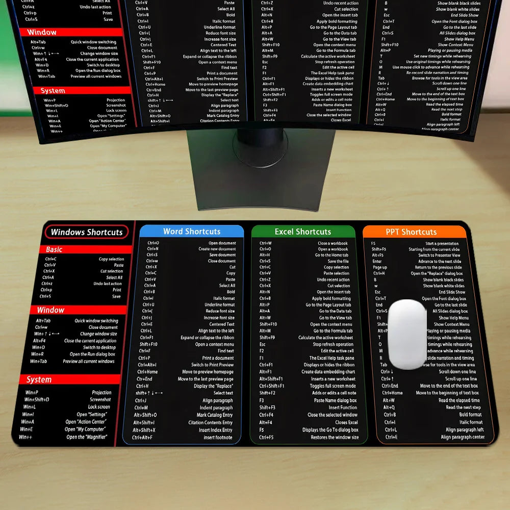 tapis de souris excel