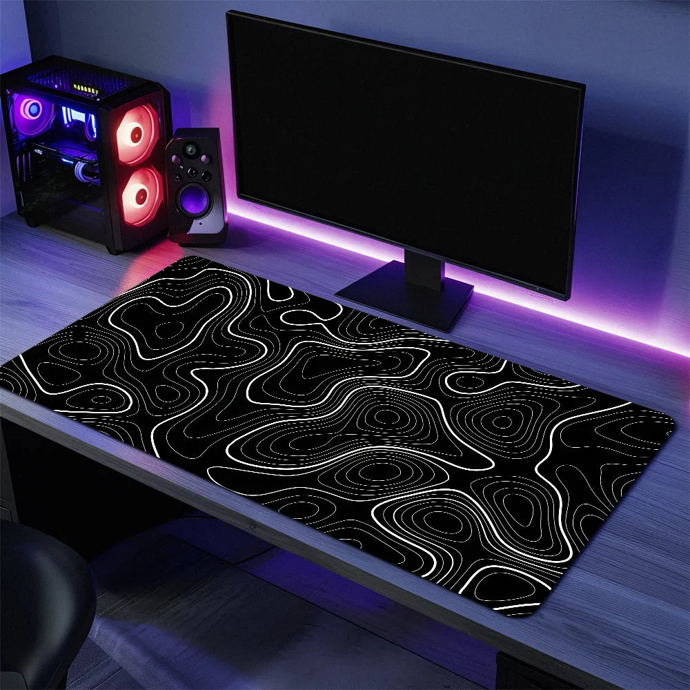 tapis de souris topographique
