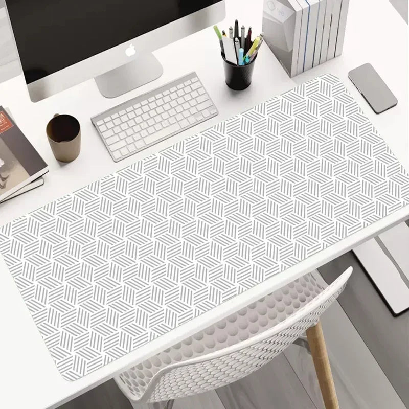 tapis de souris noir et blanc