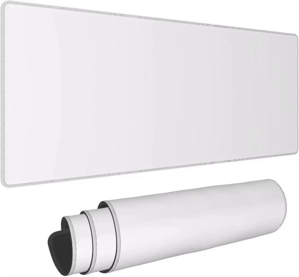 grand tapis de souris blanc