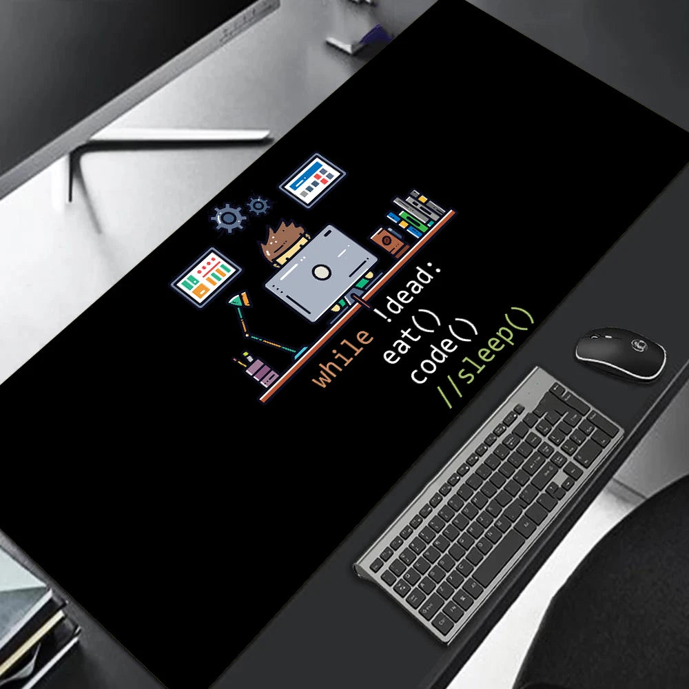 grand tapis de souris gamer dessin