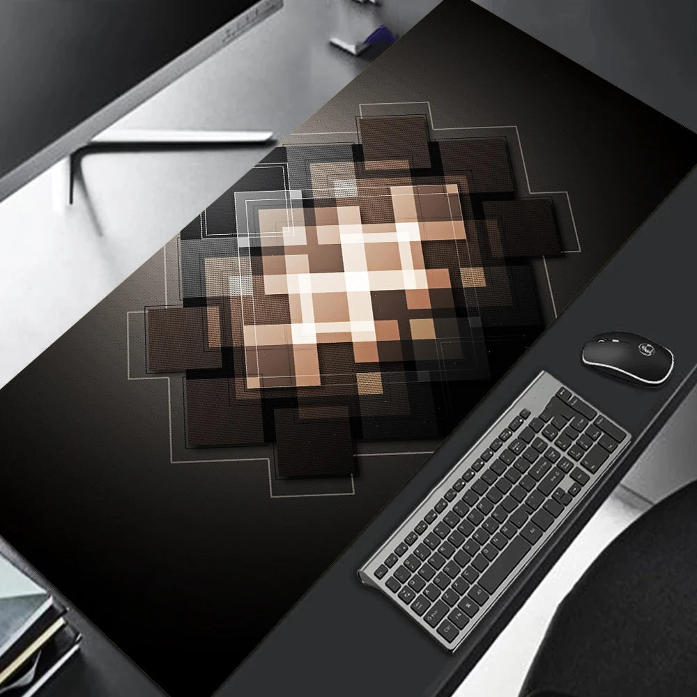 grand tapis de souris gamer losange