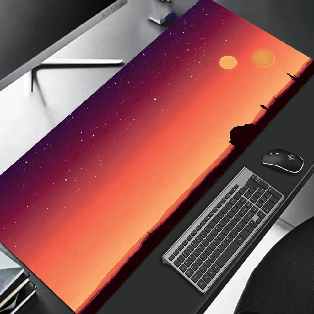 grand tapis de souris gamer soleil