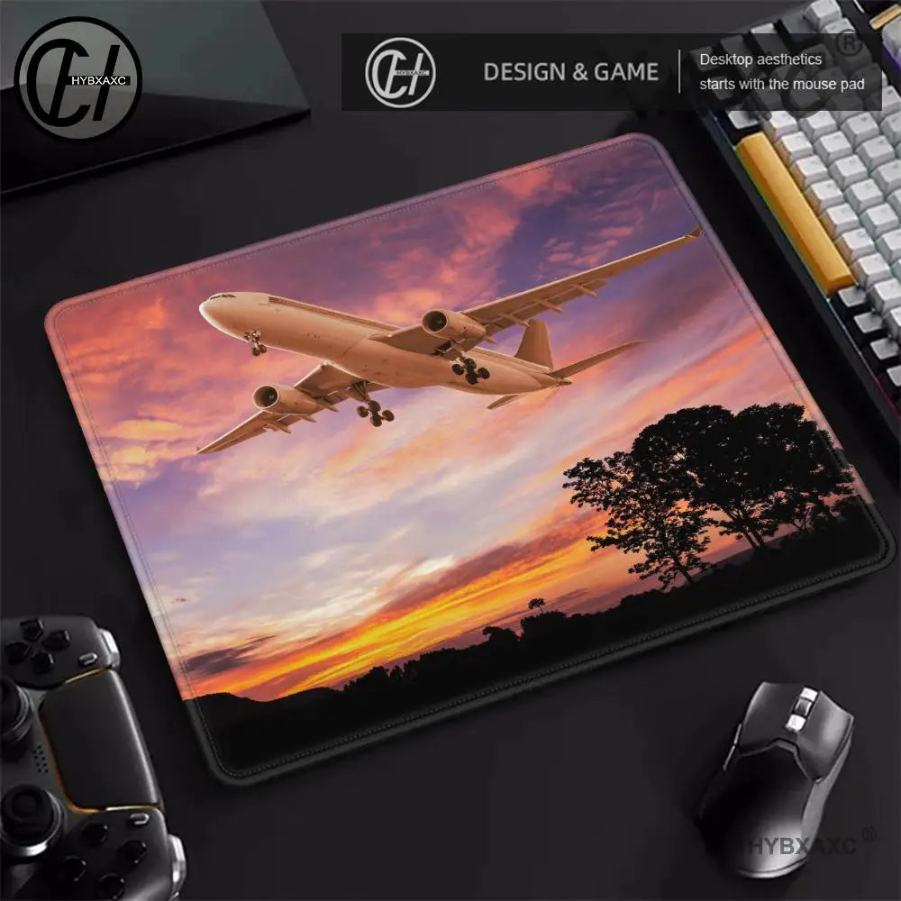 tapis de souris avion arbre