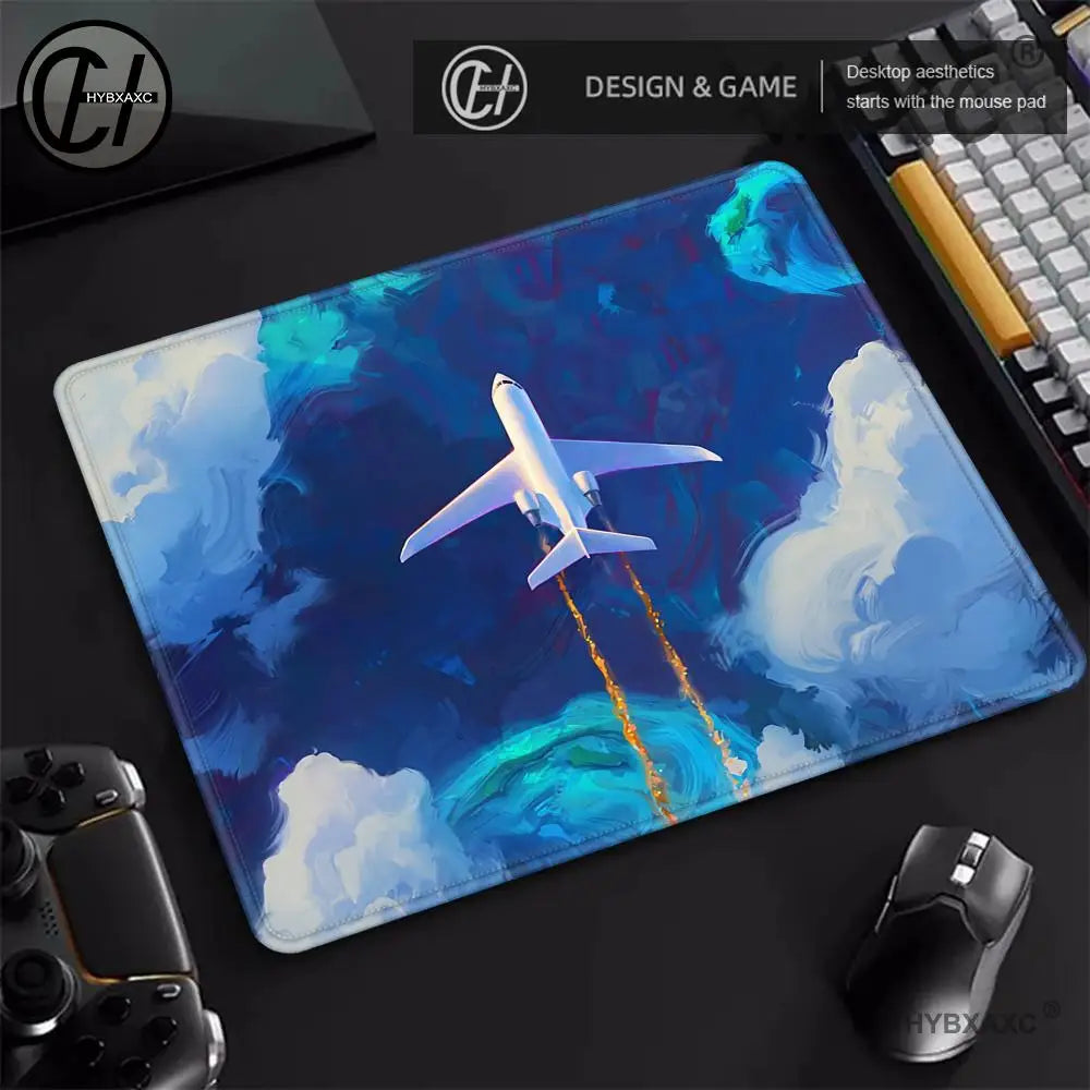 tapis de souris avion dessin