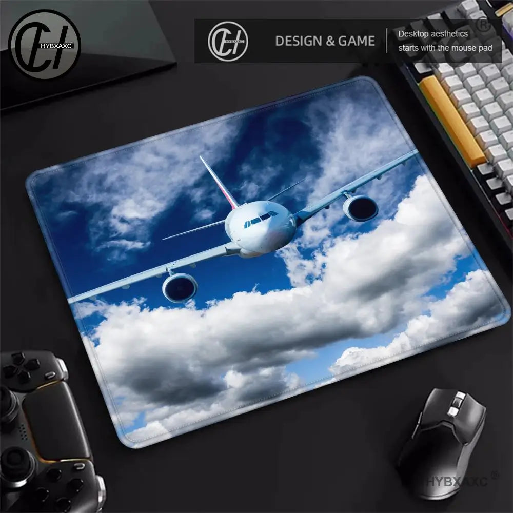 tapis de souris avion face