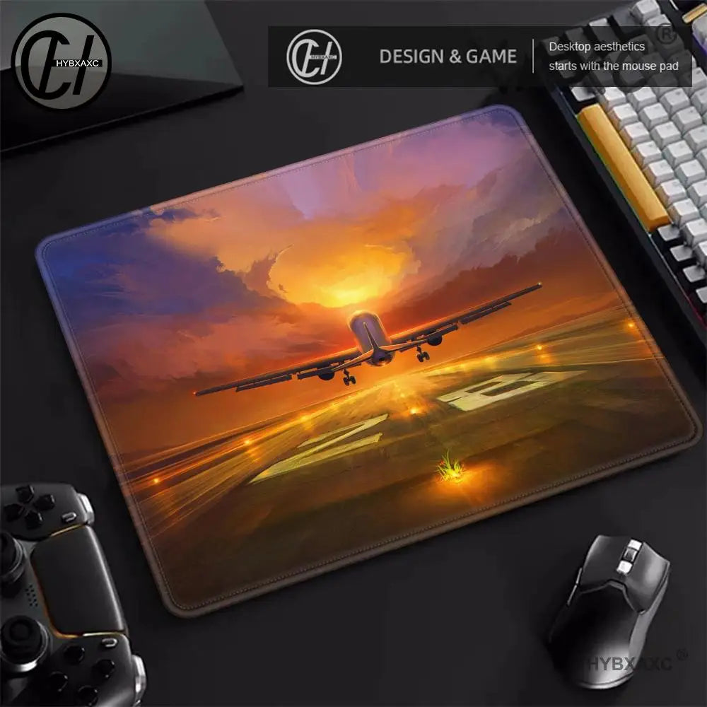 tapis de souris avion piste