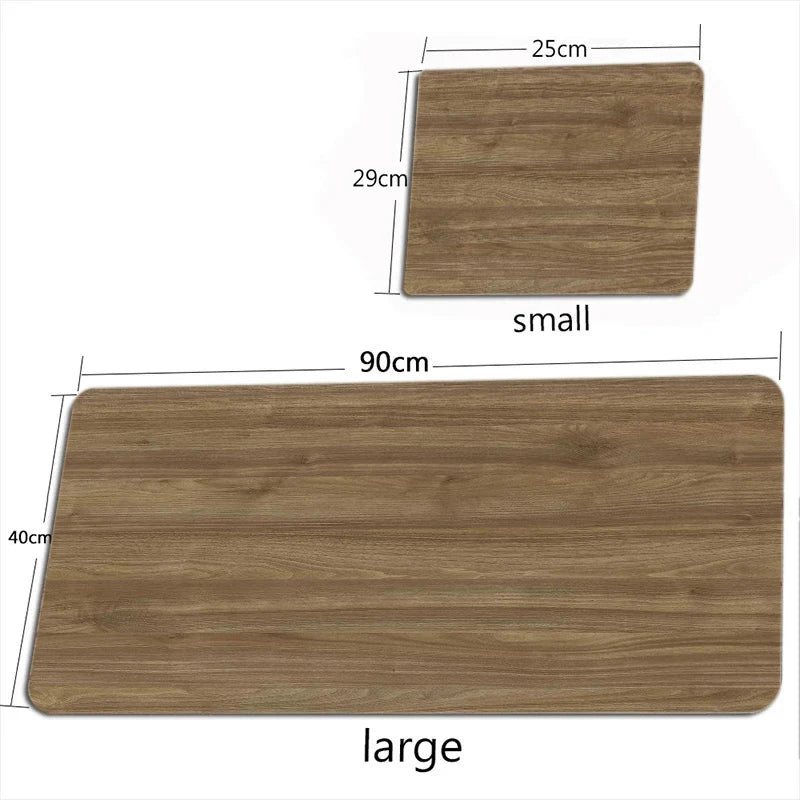 tapis de souris bois clair taille