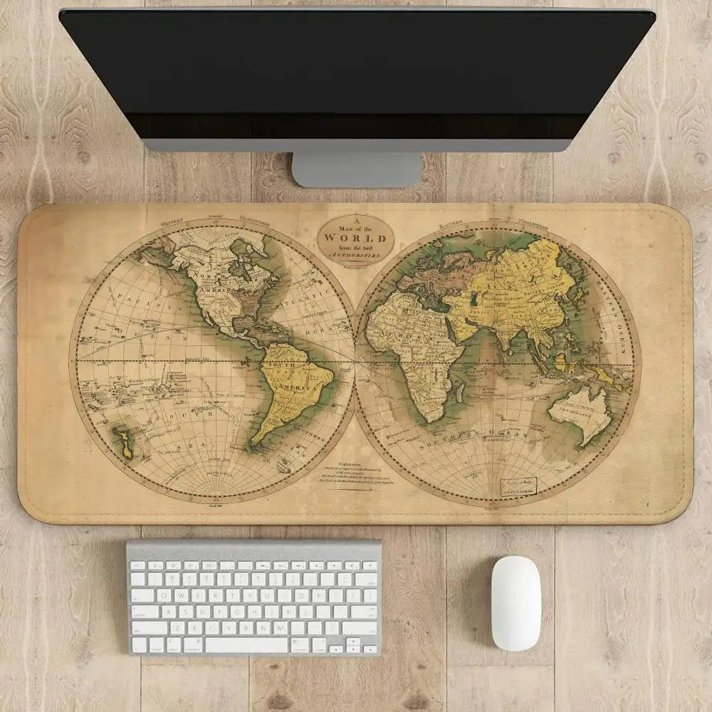tapis de souris carte du monde world.
