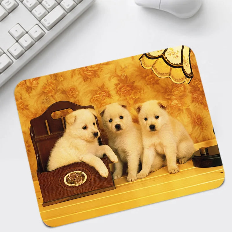 tapis de souris chien 3x