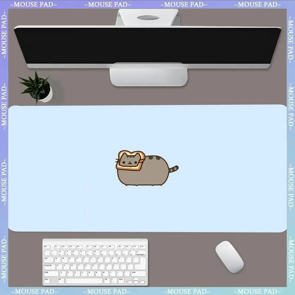 tapis de souris cute bleu