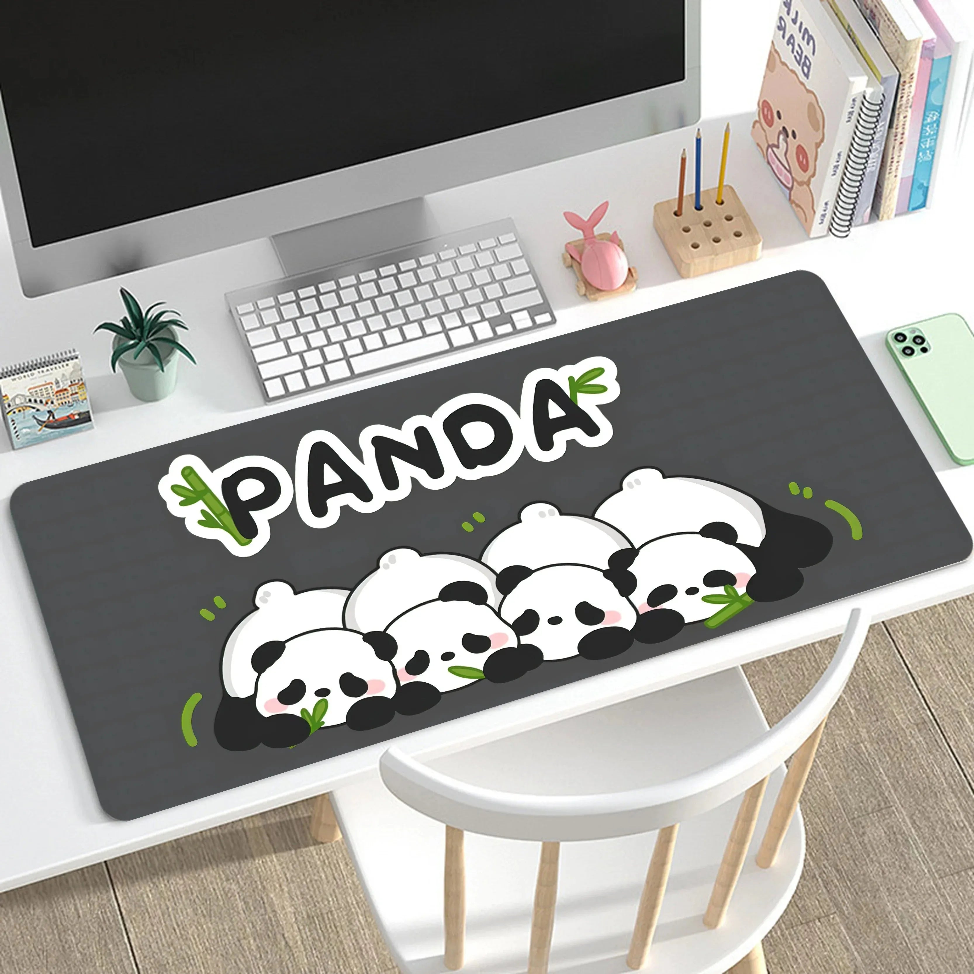 tapis de souris drole panda dort
