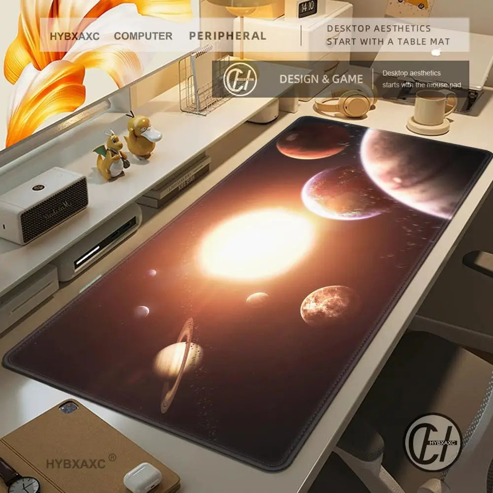 tapis de souris espace fusée