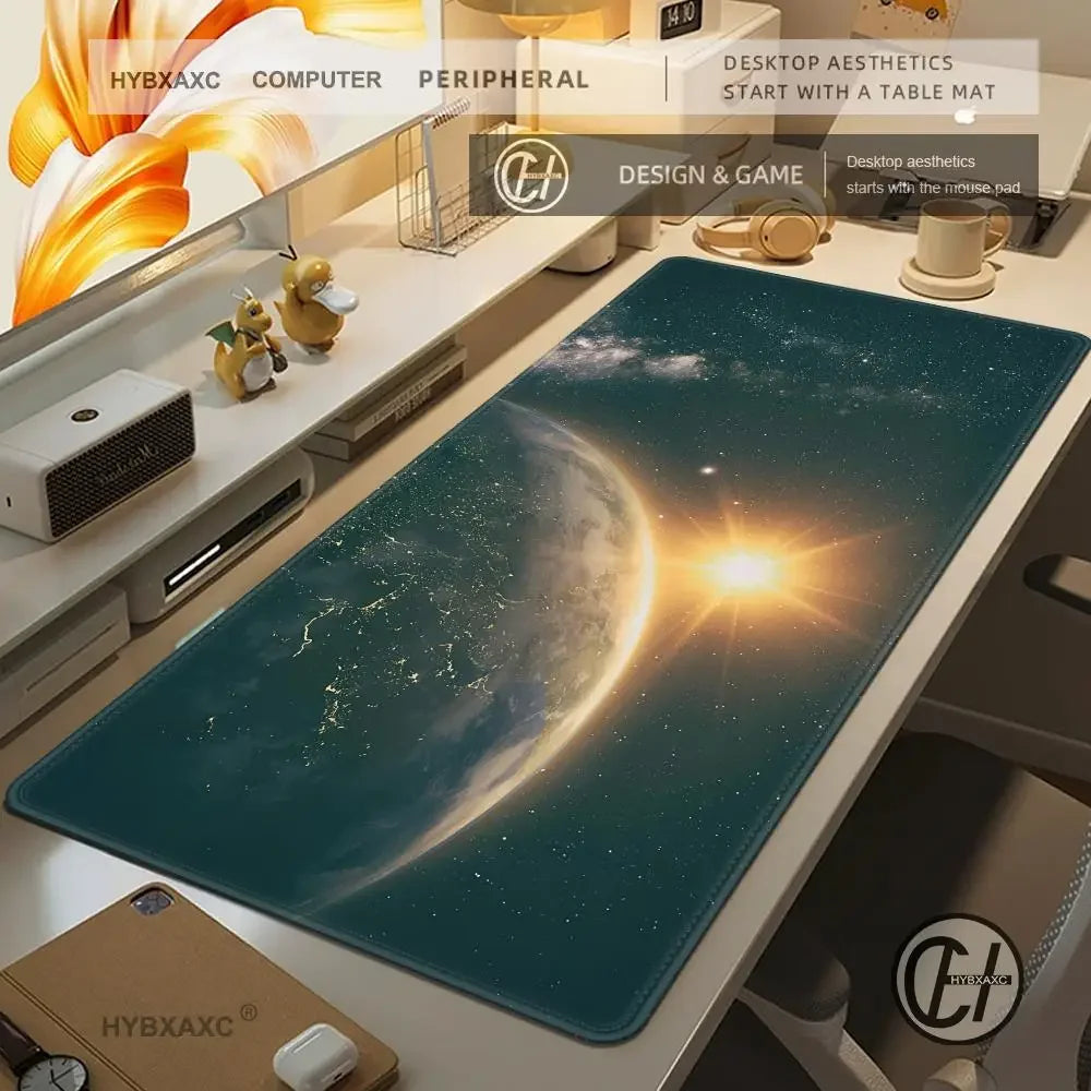 tapis de souris espace soleil