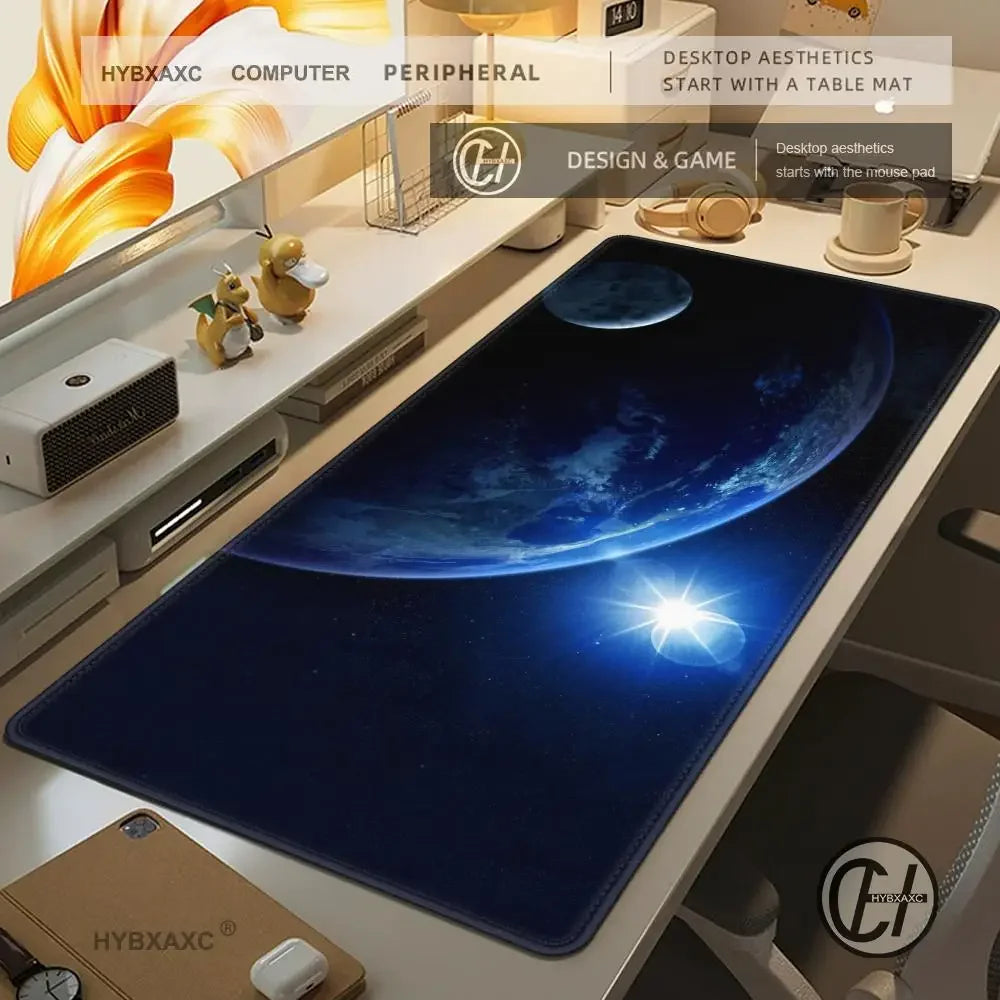 tapis de souris espace terre bleu