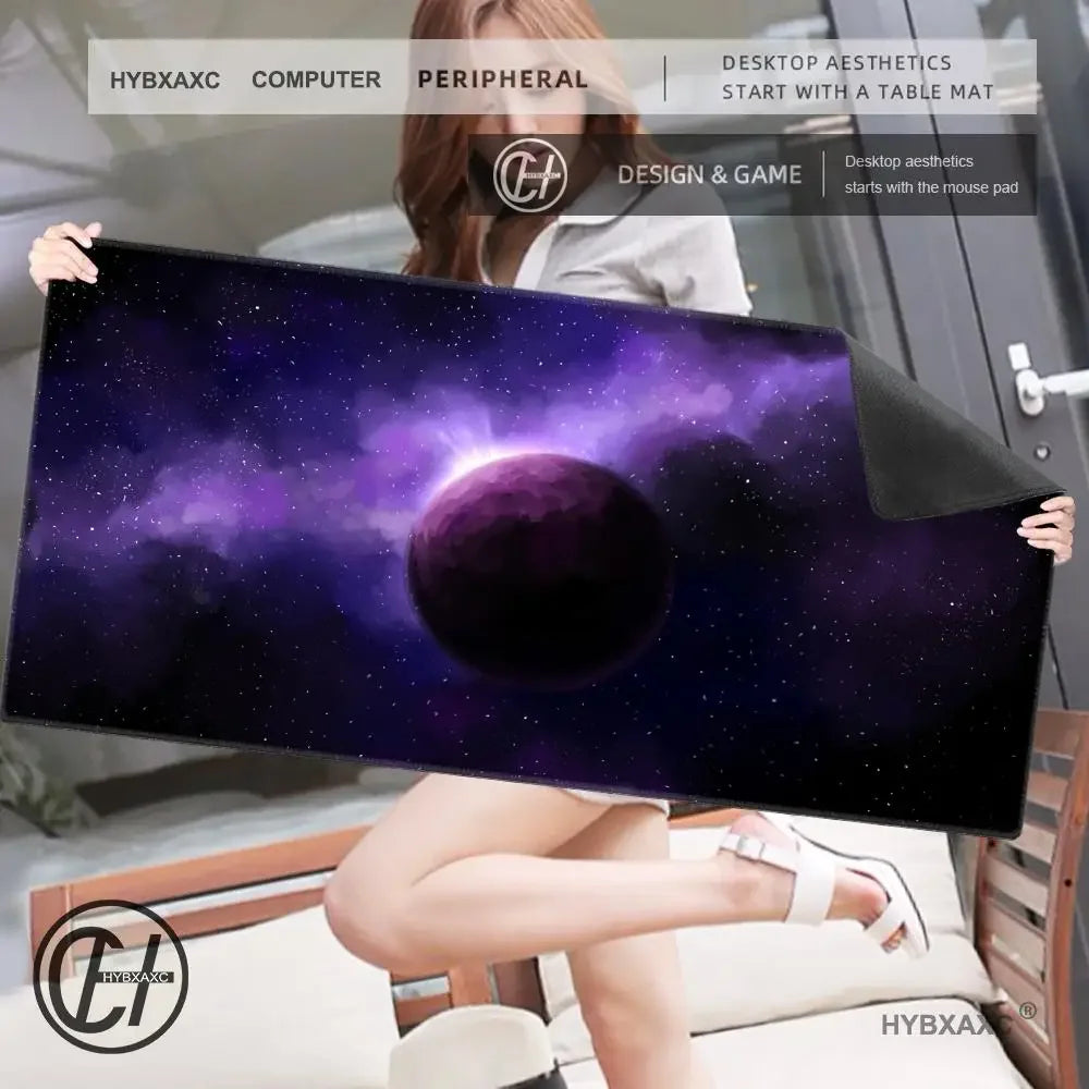 tapis de souris espace violet