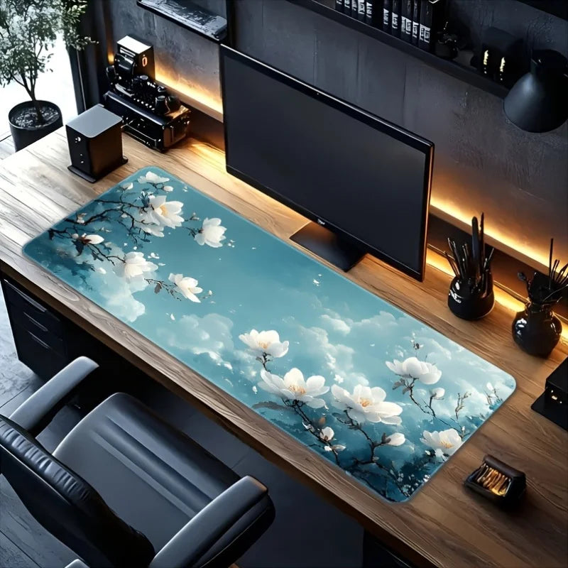 tapis de souris fleurs