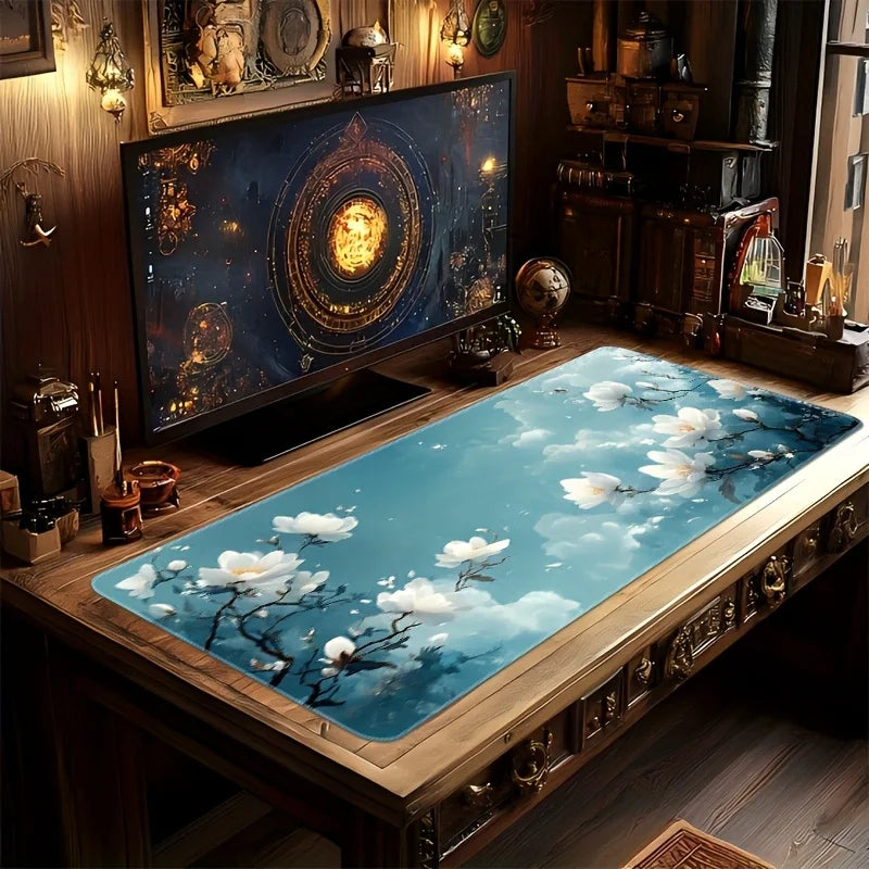 tapis de souris fleurs