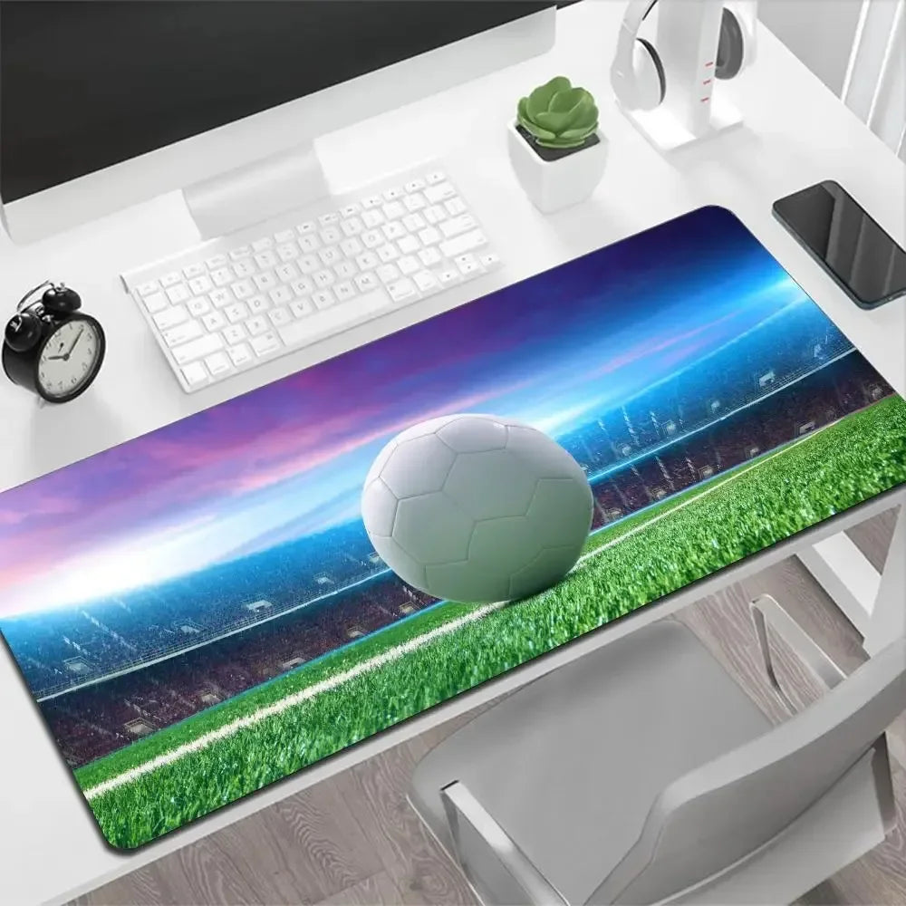 tapis de souris foot blanc