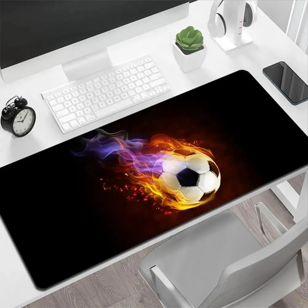 tapis de souris foot fire