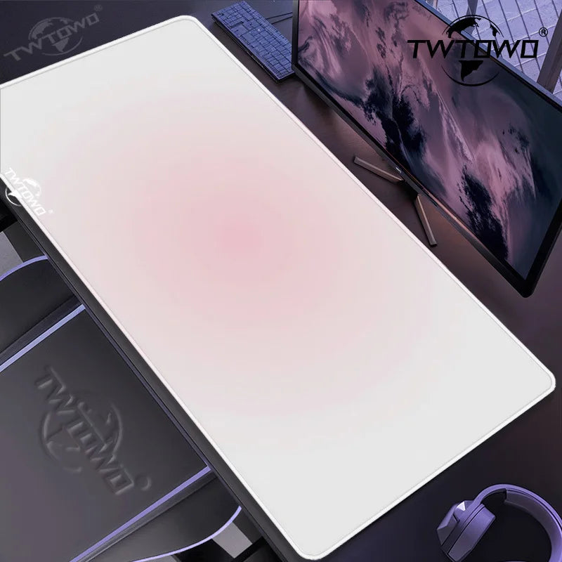 tapis de souris gamer blanc