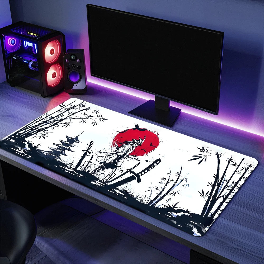 tapis de souris samourai xxl blanc