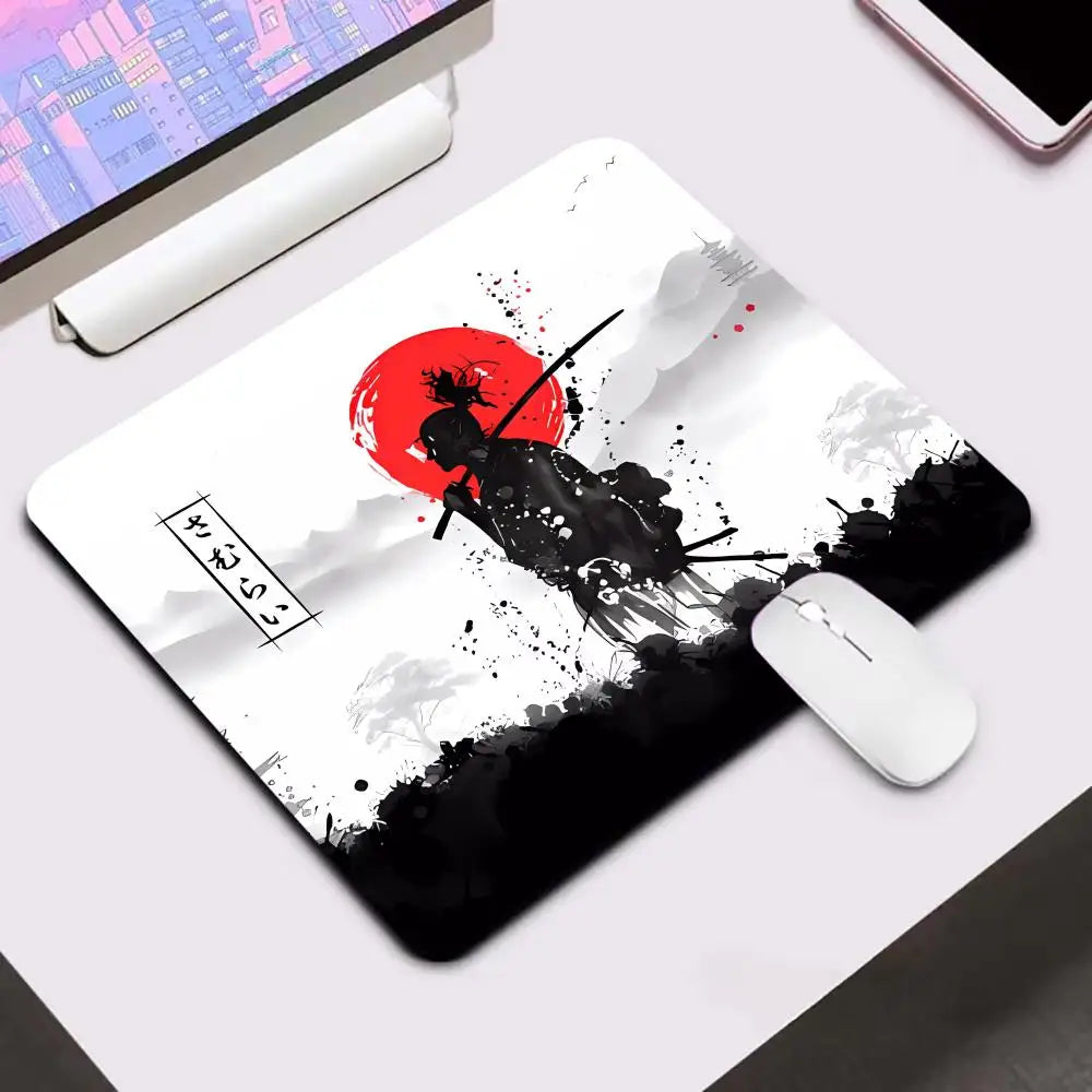 tapis de souris samurai japon