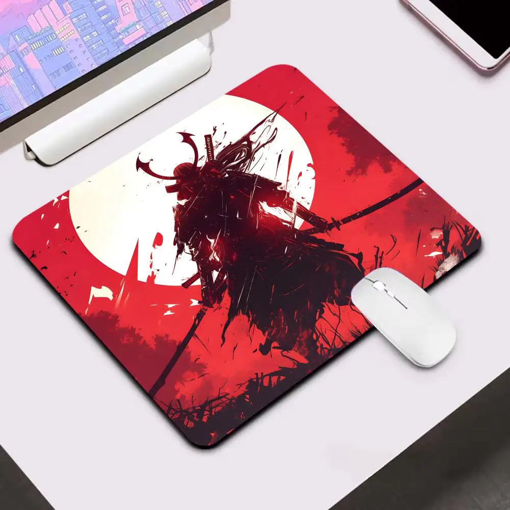 tapis de souris samurai soleil